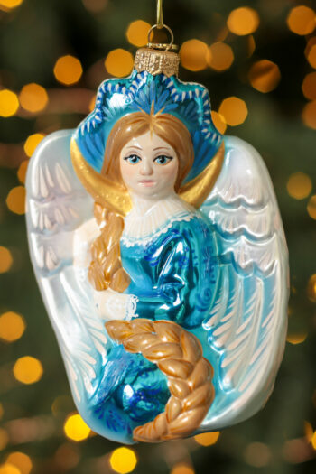 Царевна Лебедь, Ангел, Сказки Пушкина, Елочная игрушка XMAS TOYS, Царевна, Красавица