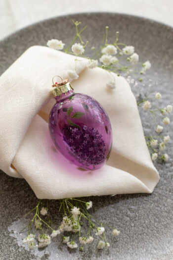 Расписное яйцо Сирень Пасхальные стеклянные яйца украшение стекло Пасхальный декор Прозрачные цветные стеклянные яйца Пасха XMAS TOYS