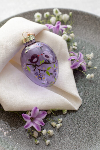 Расписное яйцо Пасхальные стеклянные яйца украшение стекло Пасхальный декор Прозрачные цветные стеклянные яйца Пасха XMAS TOYS