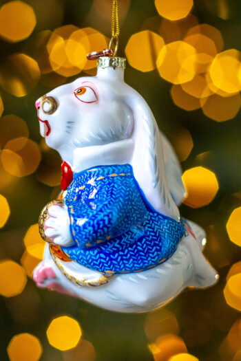 Елочная игрушка Белый кролик Алиса в стране чудес XMAS TOYS