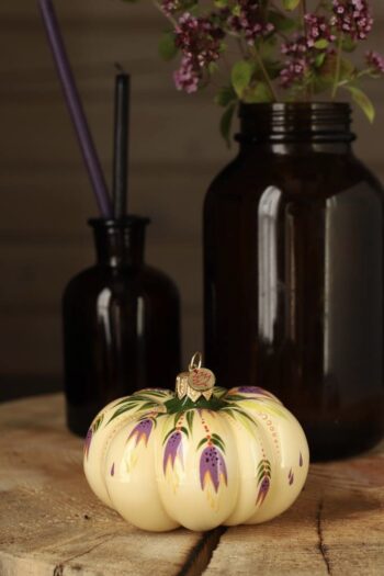 тыква декор стекло осень хеллоуин