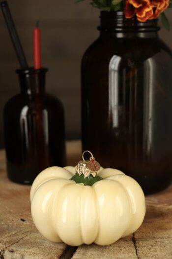 тыква декор стекло осень хеллоуин