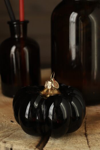 тыква декор стекло осень хеллоуин