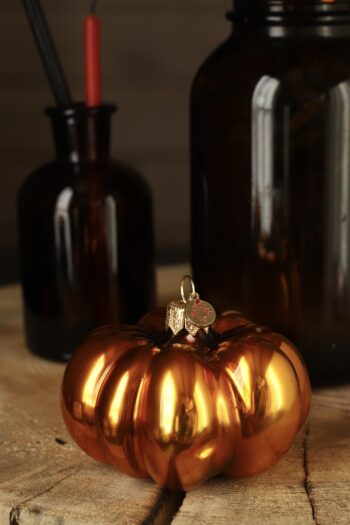 тыква декор стекло осень хеллоуин