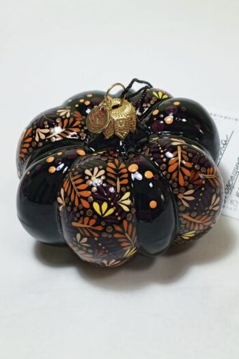 тыква декор стекло осень хеллоуин