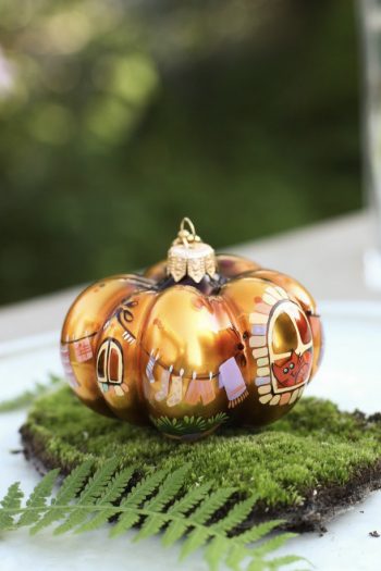 Тыква домик, волшебный мир, сказочный домик, елочные игрушки XMAS TOYS