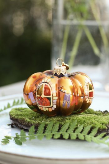 Тыква домик, волшебный мир, сказочный домик, елочные игрушки XMAS TOYS