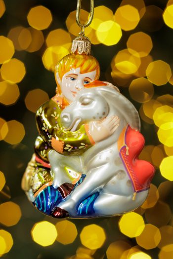 Елочная игрушка Иван и Конек Горбунок Стекло XMAS TOYS