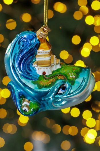 Чудо-Юдо Рыба Кит Елочная игрушка Иксмас Тойз XMAS TOYS Ершов Лучшие елочные игрушки в мире